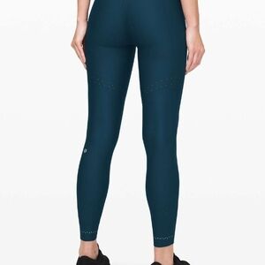 Lululemon Blue High-Rise Leggings Performance Stretch